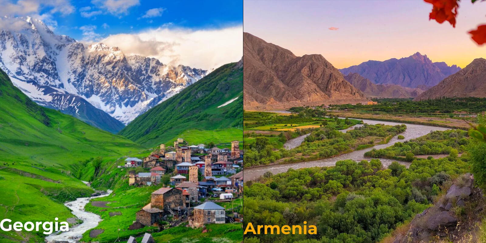 Comparison of Georgia and Armenia in terms of security