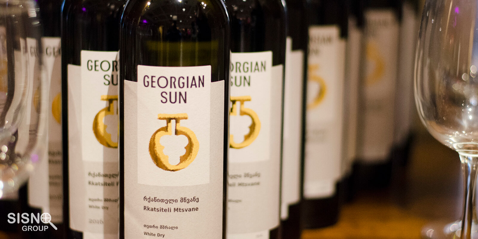 Georgian sun wine