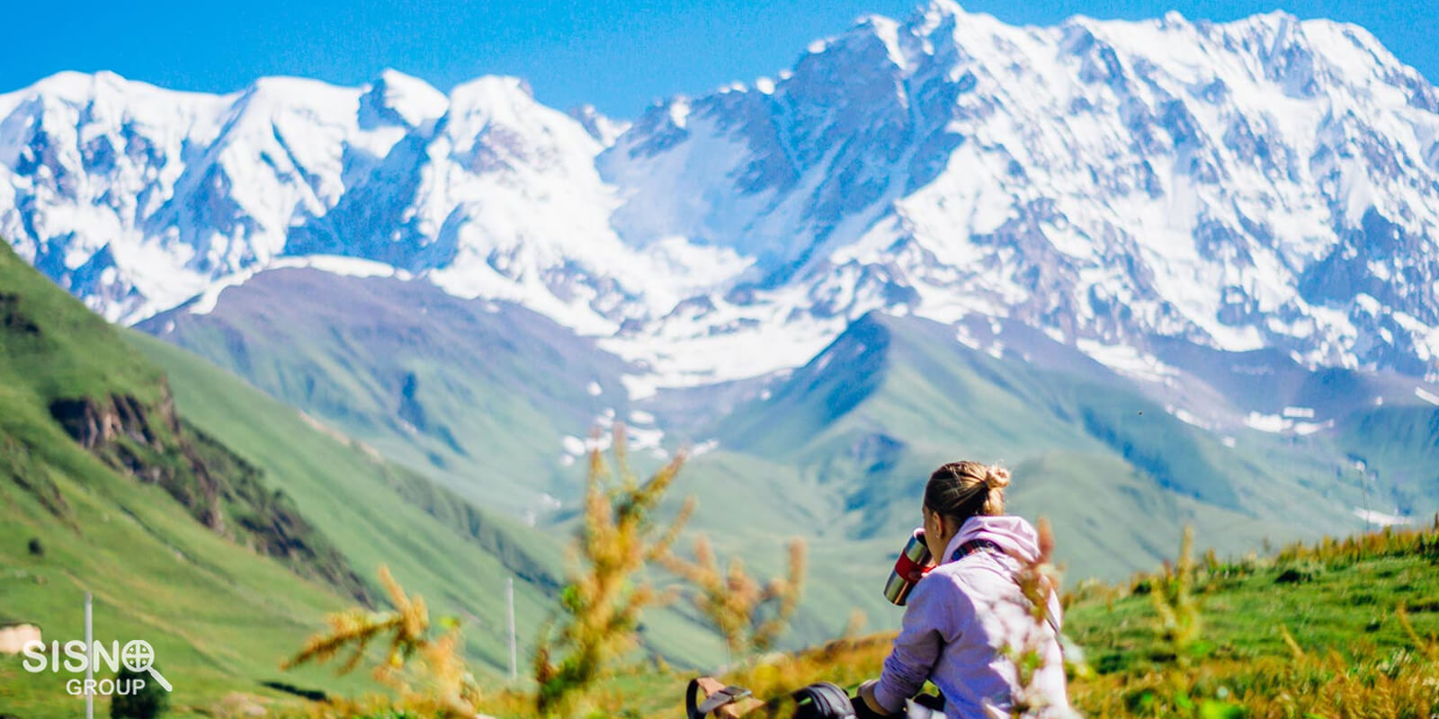 Mount Shkhara in georgia